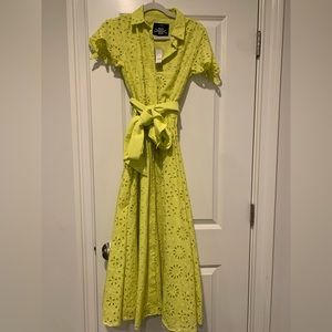 J Crew lace maxi shirtdress size 00